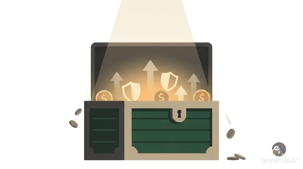 BOXX, LBOX, CBOX 등 세후 수익 극대화 박스 스프레드 파킹 ETF 일러스트
